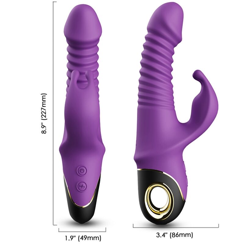 Armony Vibrators- Zing Dildo Vibrator Iepure Violet