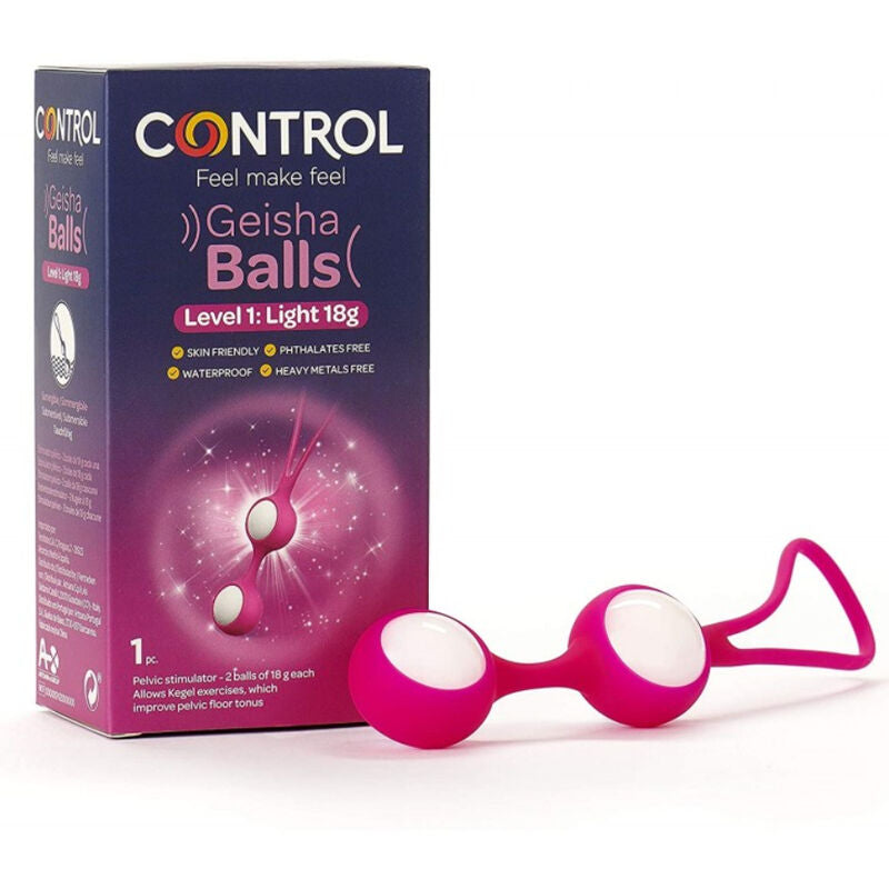 Control Toys - Level I Geisha Balls - 18G Hypoallergenic Medical Silicone Water Resistant