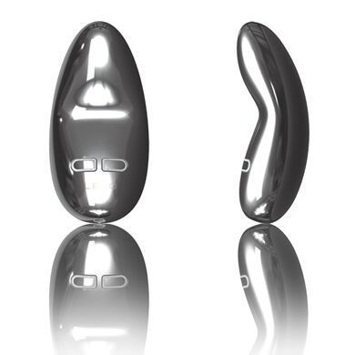 Lelo Yva Silver Vibrator, Luxury Stainless Steel Vibrator, 5 Stimulation Modes, Resistant to Various Temperatures