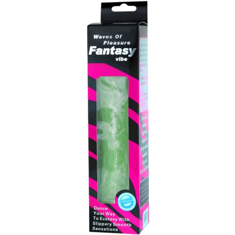 Baile Vibrators - Waves of Pleasure Vibrator 23 cm Green, Multispeed, Realistic