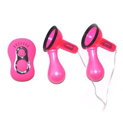 Stimulating Baths - Vibrating Titty Pum, 7 Functions, Pink, TPR and ABS Material