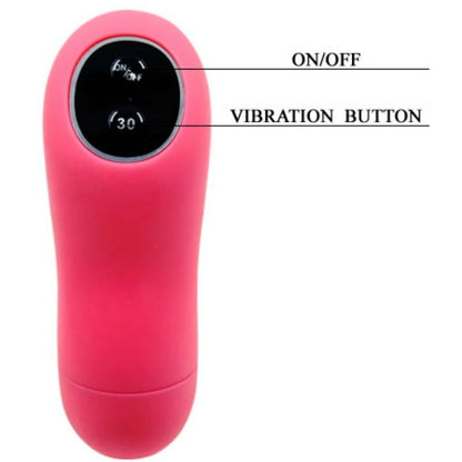 Pretty Love Flirtation - 30 Modes Vibrating Shell, Luxury G Spot Vibrator, Medical Silicone Red