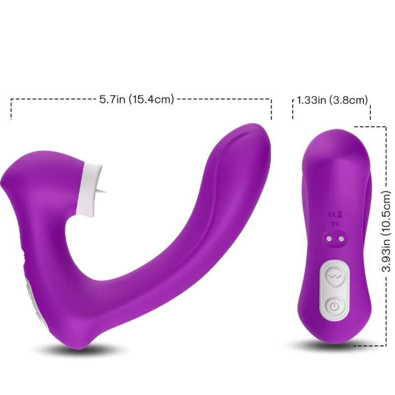 Armony Stimulators- Secretkiss Licking Vibrator Clitoris  Vibrator Curbat Violet