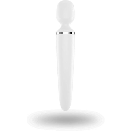 Satisfyer Wand Wand-Er-Er Wand Vibrator for Women White, Magic Vibrator with Multiple Vibration Modes and Body Massage Function, Waterproof