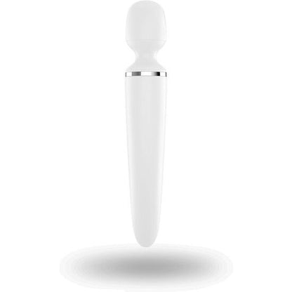 Satisfyer Wand Wand-Er-Er Wand Vibrator for Women White, Magic Vibrator with Multiple Vibration Modes and Body Massage Function, Waterproof