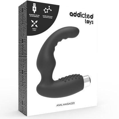 Addicted Toys- Vibrator Prostatic Reîncărcabil Model 2 Negru