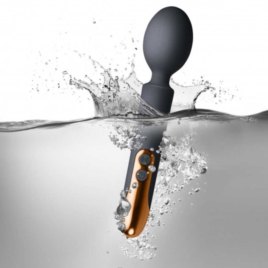 Rocks-Off Oriel Couples Play Couple Wand - 10 Deep Vibrations, Rechargeable, 100% Waterproof