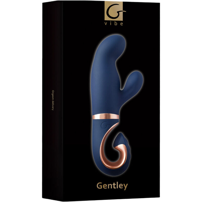 G-Vibe - Vibrator Gentley G-Spot Vibe Caribbean Blue, Rechargeable, Soft Silicone, 6 Functions, 3 Year Warranty