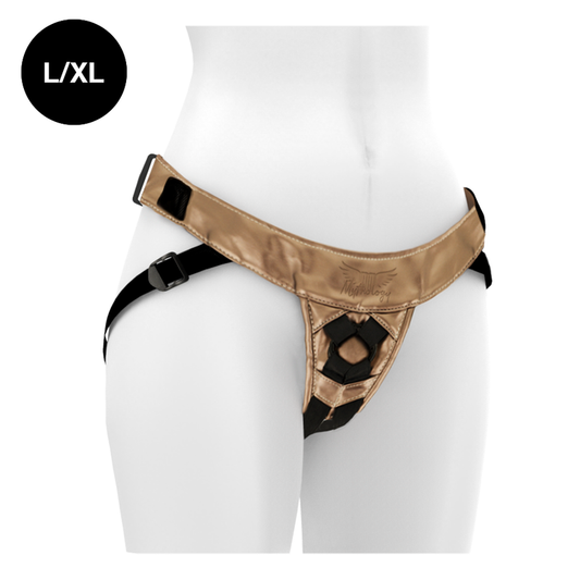 Mythology Fantasy Harness - Bronze L/XL - Harness Compatible with Dildos Brand Mythology Fantasy Harness