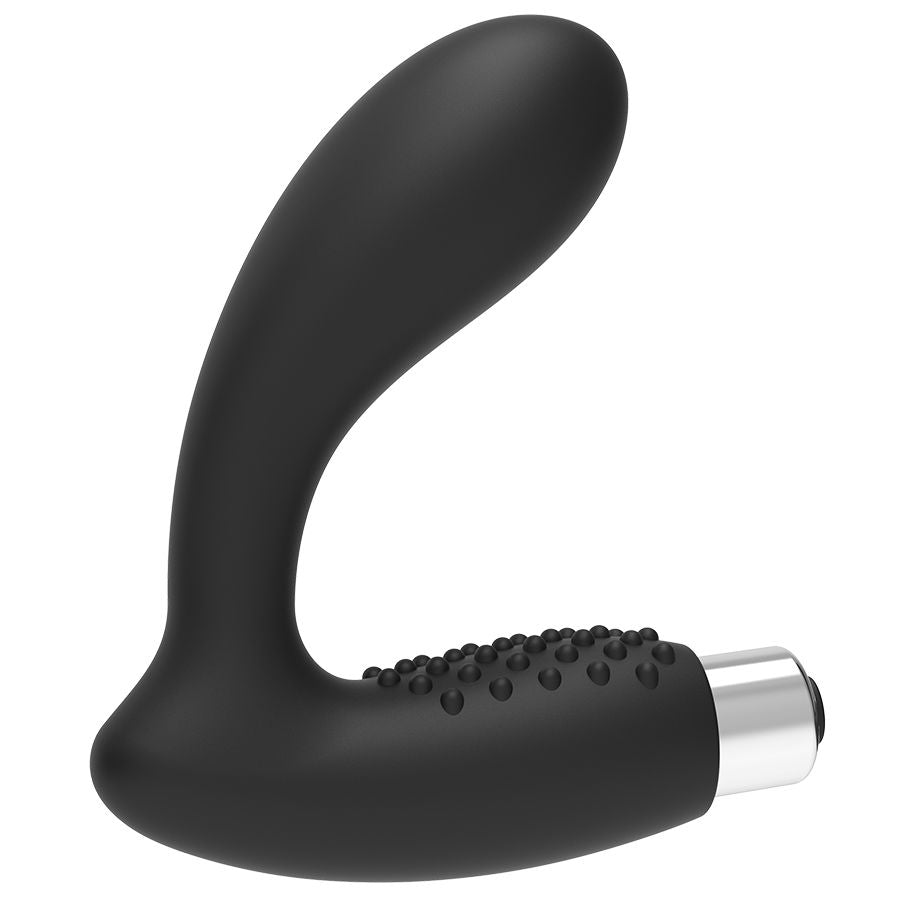 Addicted Toys Rechargeable Prostate Vibrator Model 5 - Black, 10 Vibration Modes, 100% Medical Silicone, Waterproof