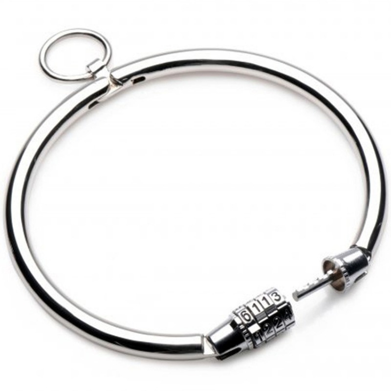 Metal Hard - 10.5cm Non-Rust Metal Ring Combination Lock Collar