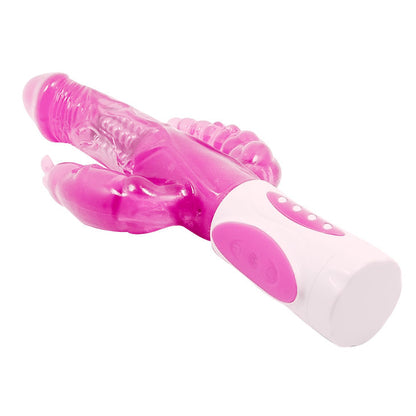 Baile Rotations - Pretty Bunny Vibrator with 12 Functions of Vibrations and Rotations, Color Pink and White