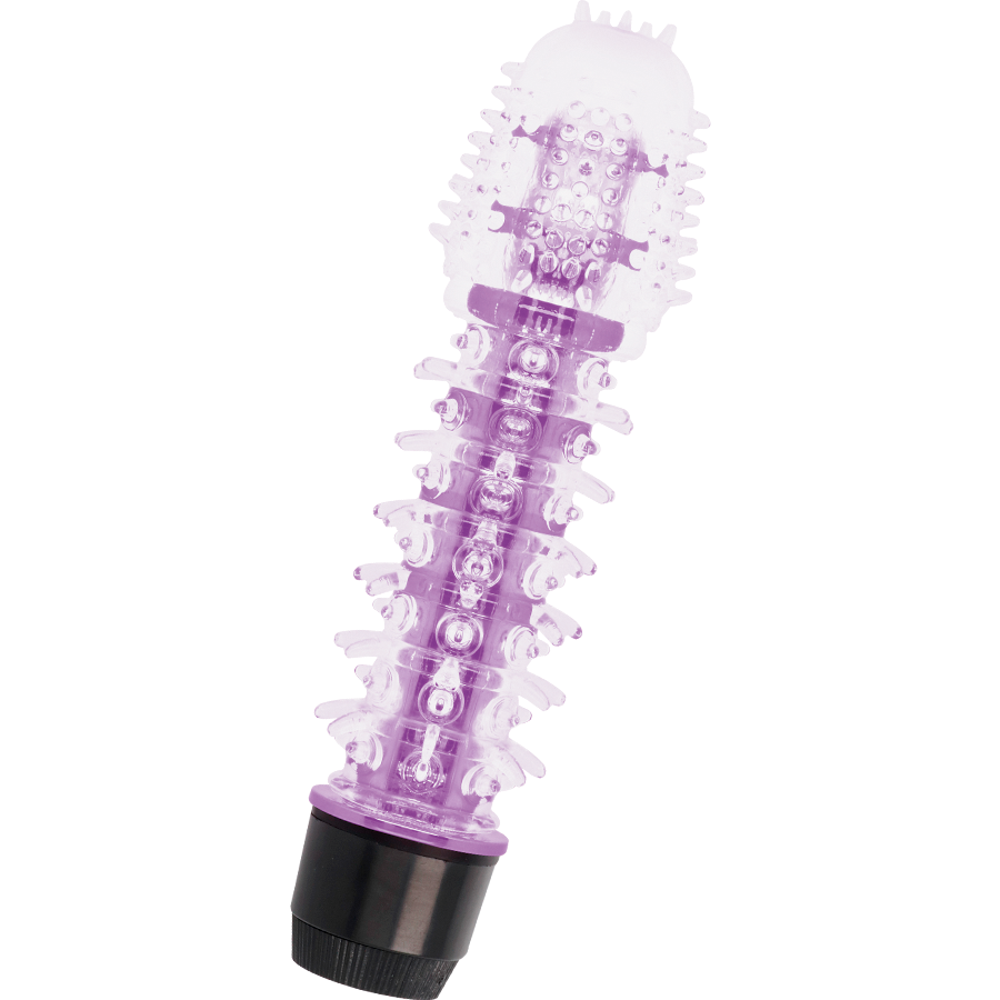 Glossy - Axel Vibrator Lilac, TPE Vibrator with Ergonomic Shape, Powerful Vibrations, 14 cm