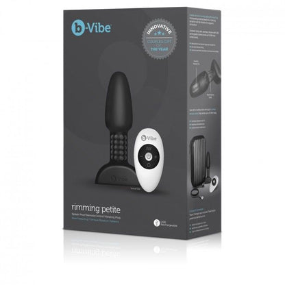 B-Vibe-  Rimming Petite  Telecomandă Dop Anal Negru