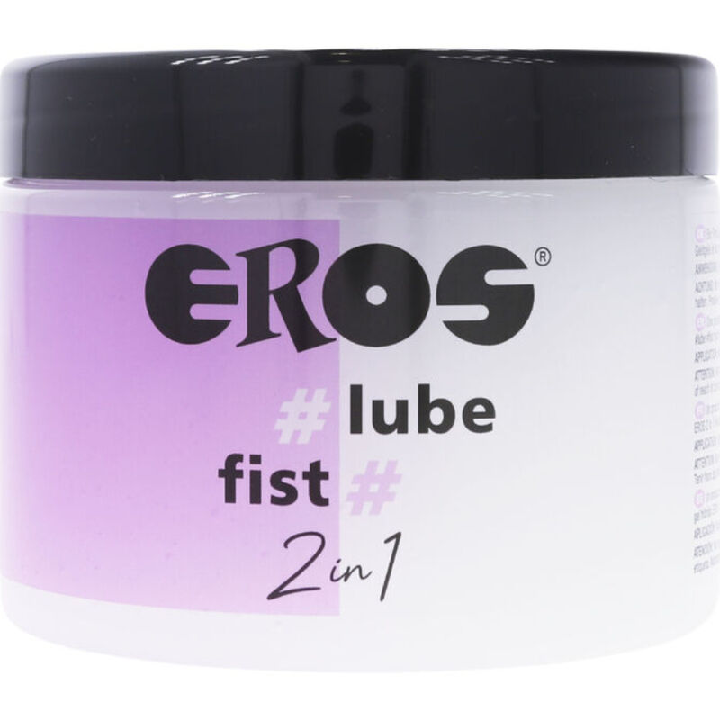 Eros - Lube Fist 500 Ml - 2 in 1 Hybrid Lubricant for Fisting and Toys, Water Based, 500 ml