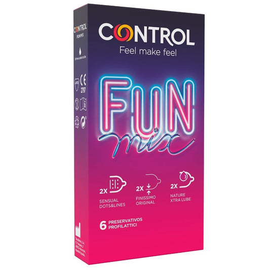 Control Condoms-Control Feel Fun Mix 6 Buc