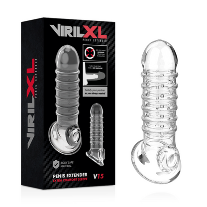 Virilxl-  Extensie Penis Și Teacă V15 Transparent