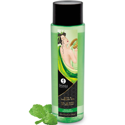 Shunga Bath Experience-Gel De Baie Și Duș Mentă Senzuală 370 Ml