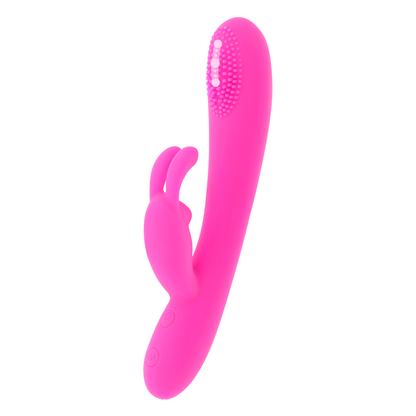 Moressa Gino - Premium Silicone Massage Vibrator, Rechargeable, 7 Vibration Modes and 3 Wave Motion Modes, G-Spot and Clitoral Stimulation