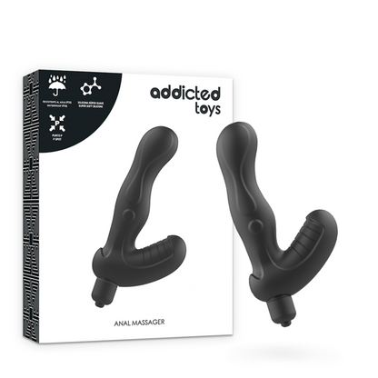 Addicted Toys P-Spot Vibe Silicone Prostate Anal Stimulator - Anal Vibrator for P Spot, Waterproof, Soft Silicone