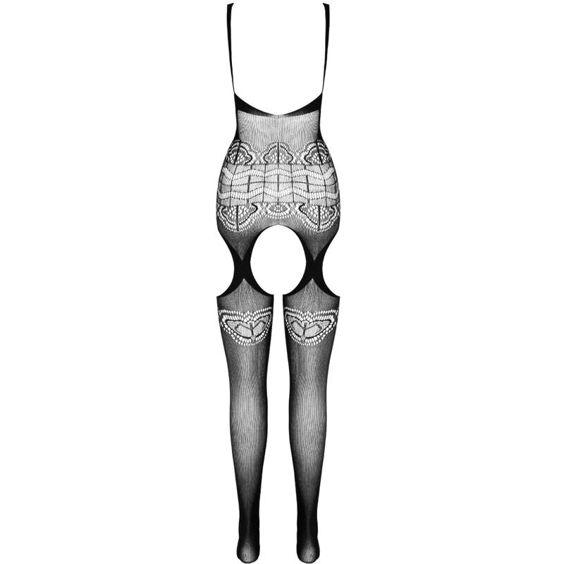 Passion Woman Bodystockings - Bodystocking Eco Bs005 Black Universal Recycled