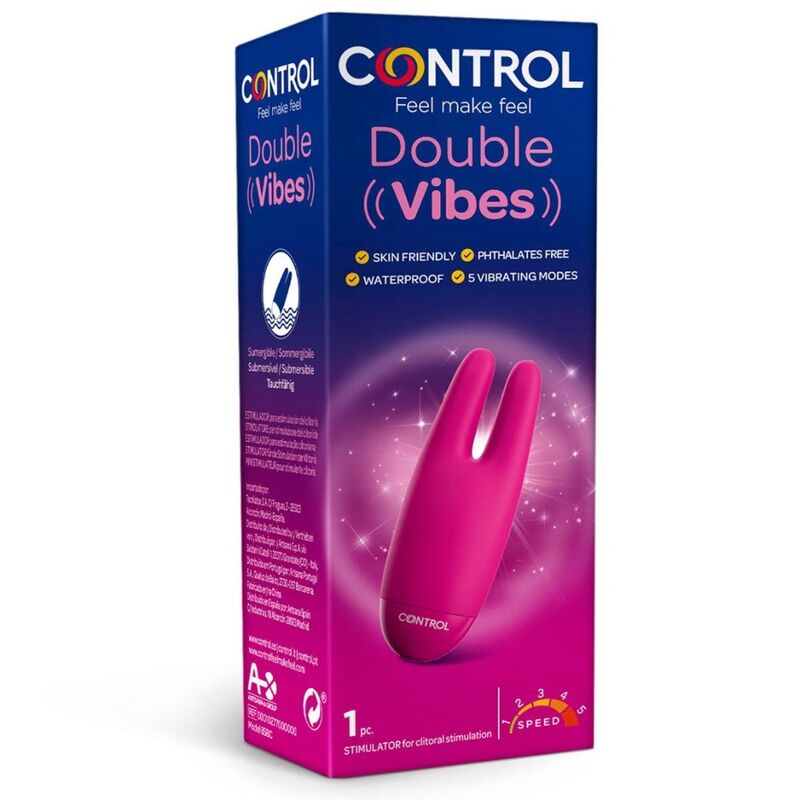 Control Toys-Control Dublu Vibrații Stimulator