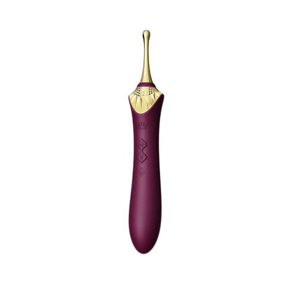 Zalo - Bess 2 Purple Clitoral Massager with Heating Function and Additional Attachments