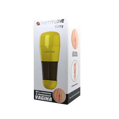 Pretty Love Male-Masturbator De Sex Masculin Ultra Simulare  3Dimensional Vagin