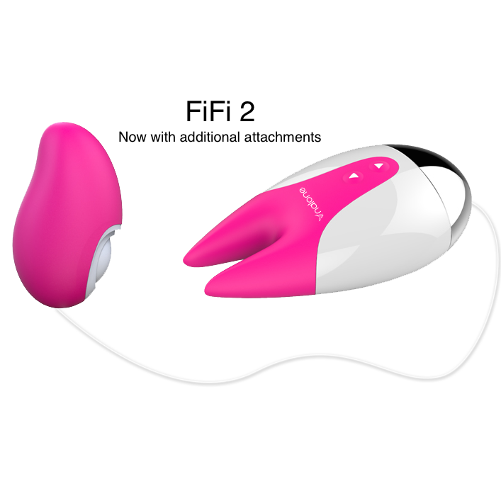 Nalone Fifi 2 Vibrator - Clitoral Stimulation With Double Tips, 7 Speeds and Models