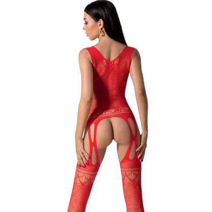 Passion Woman Bodystockings - Bs099 Red Bodystocking, Sensual Design, One Size