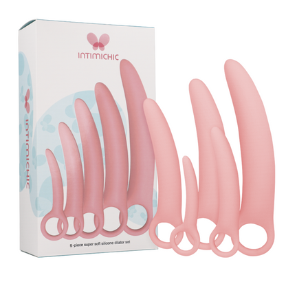 Intimichic - Set of 5 Silicone Dilators for Vaginal Restoration