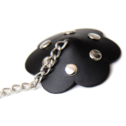 Ohmama Fetish - Petal Nipple Shield With Black Reusable Chain