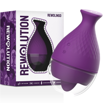 Rewolution - Vibrator Stimulator for Clitoris and Penis REWOLINGO - Dimensions: 123 x 57 x 57 x 57 mm