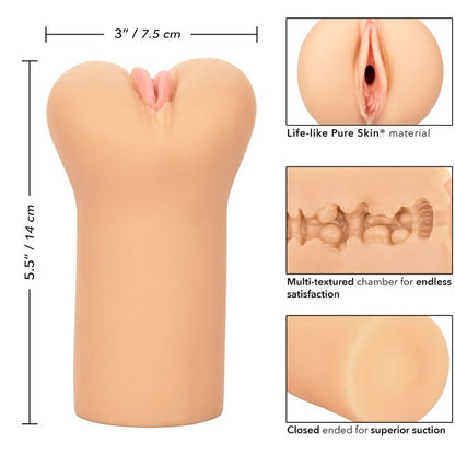 California Exotics- Boundless Vulva Stroker Piele Ușoară