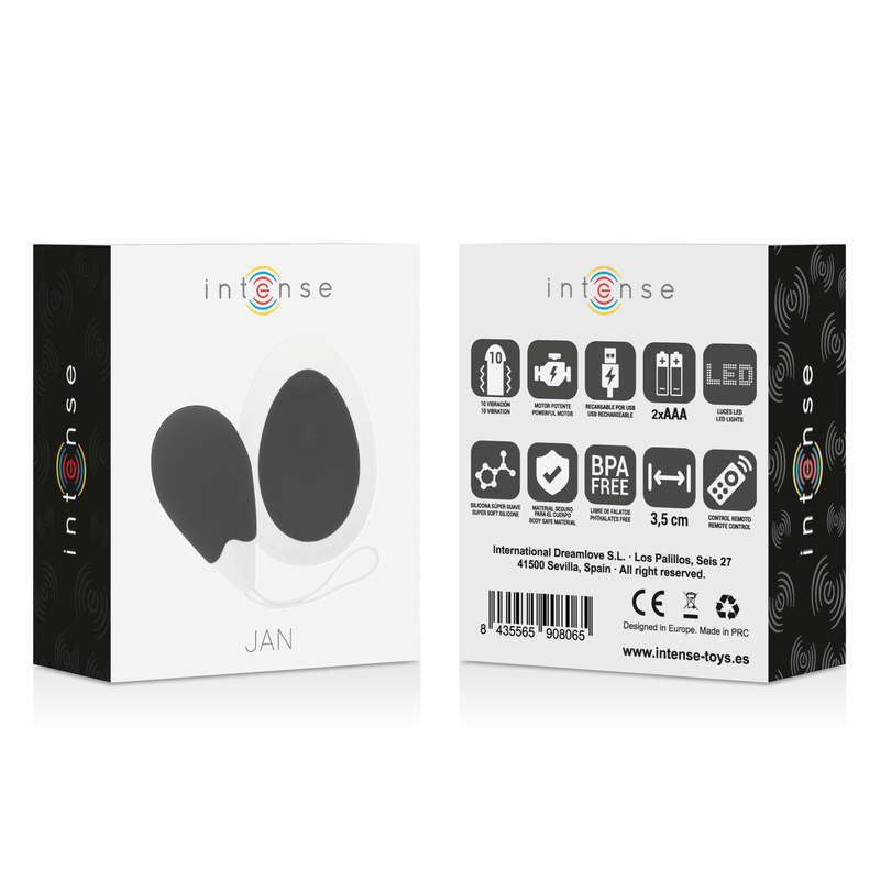 Intense Couples Toys-Intense Jan Ou Vibrator  Negu Profund