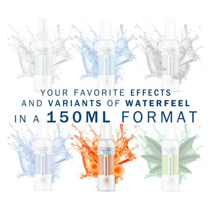 Waterfeel - Lubricant 2-in-1 Thermal Effect 150 ml, Ideal for Massages and Intercourse, Compatible with Latex Condoms