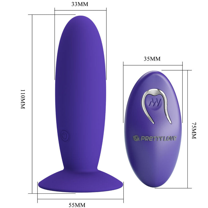 Pretty Love Youth- Youth Plug Vibrator Anal Telecomandă Violet