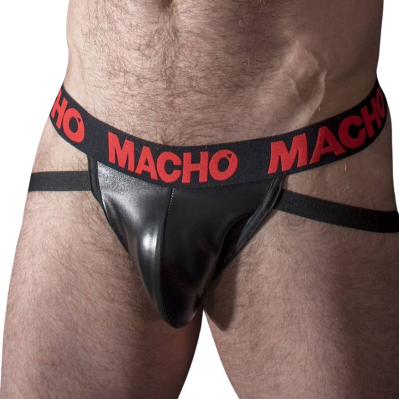 Macho Underwear-Bărbat Mx25Rc Jock Piele Roșie M