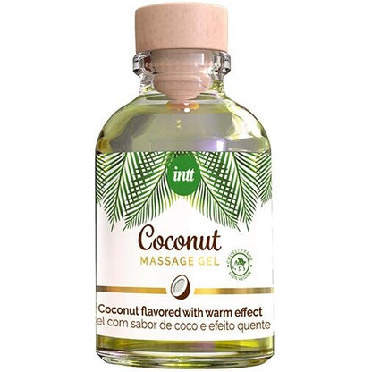 Intt Vegan Line - Vegan Massage Gel With Coconut Flavor And Warming Effect