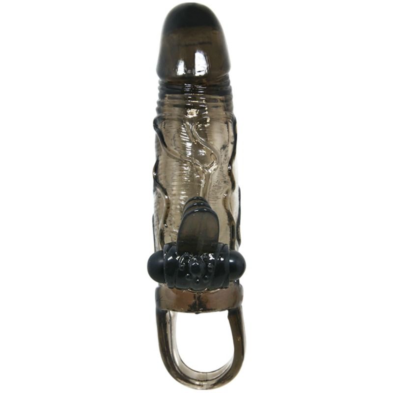 Baile For Him-Brave Man Penis Cover Cu Clitoris Și Stimulare Anală16,5 Cm