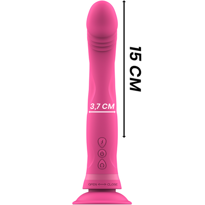 Intense Fun-Intenseô Michelangelo Dildo Vibrator Silicone Pink