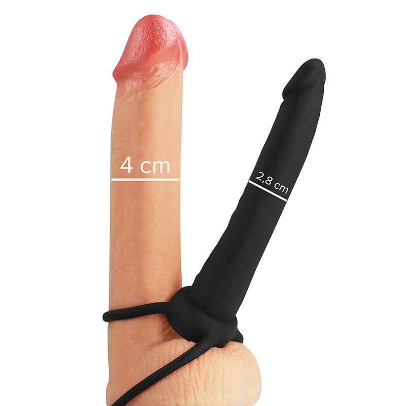 Mythology Fantasy Dildo- Dildo Anal Cobi Onyx Cu Inel Pentru Penis Și Testicule Silicon 13 Cm