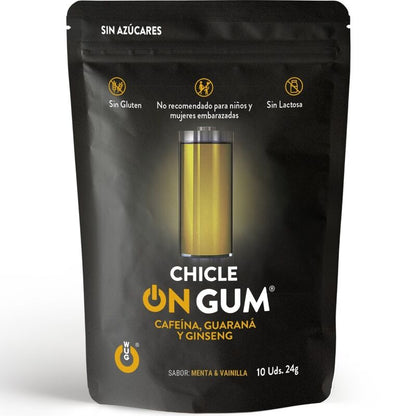 Wug Gum-  ON Pe Bază De Cofeină, Ginseng Și Gumă Guarana 10 Unități