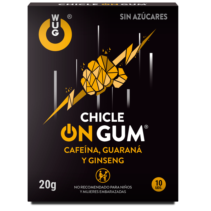 Wug Gum-  ON Pe Bază De Cofeină, Ginseng Și Gumă Guarana 10 Unități